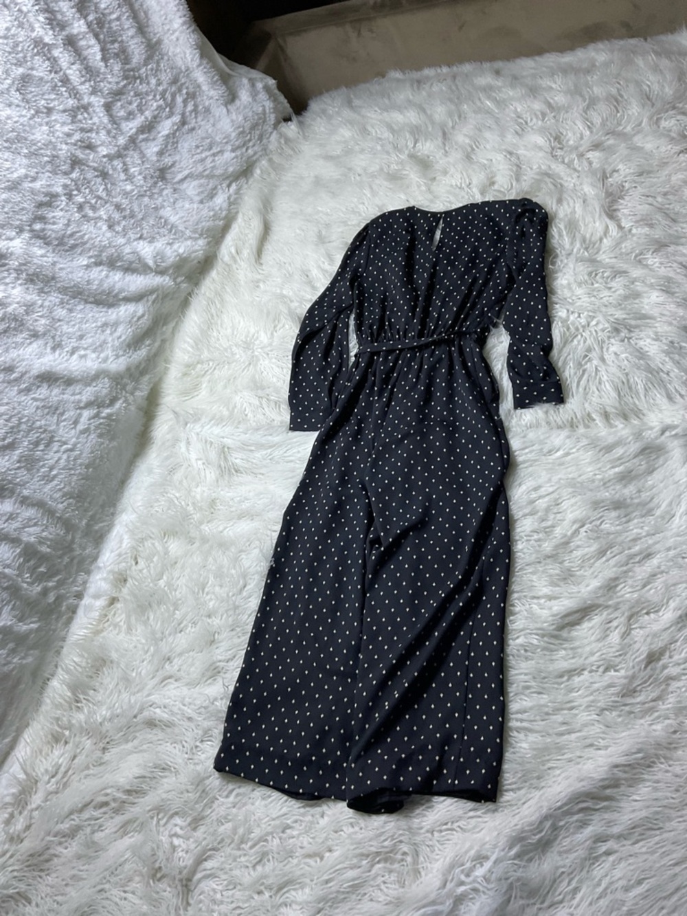 Ann Taylor Diamond Wide Leg Jumpsuit - Picture 5 of 5